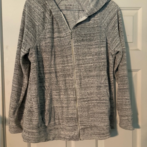 Livi Active Gray Zip-Up Hoodie 14/16 - Picture 1 of 3